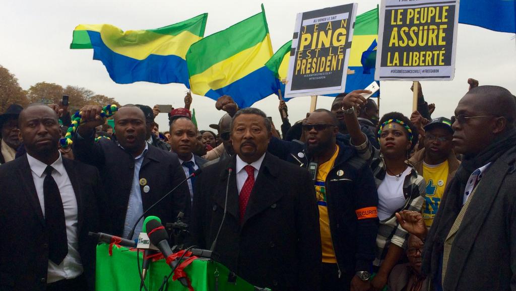 diaspora gabon opposition violent