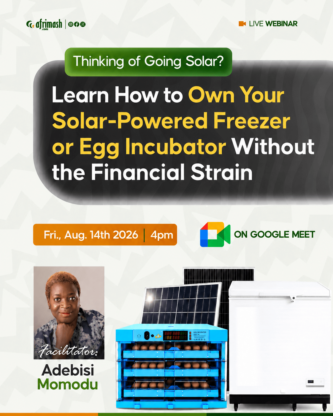 Solar-powered Agri-equipment