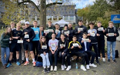 Reinhard-Mohn-Jubiläumslauf – AFS-Läufer*innen machen (fast) alle nass!