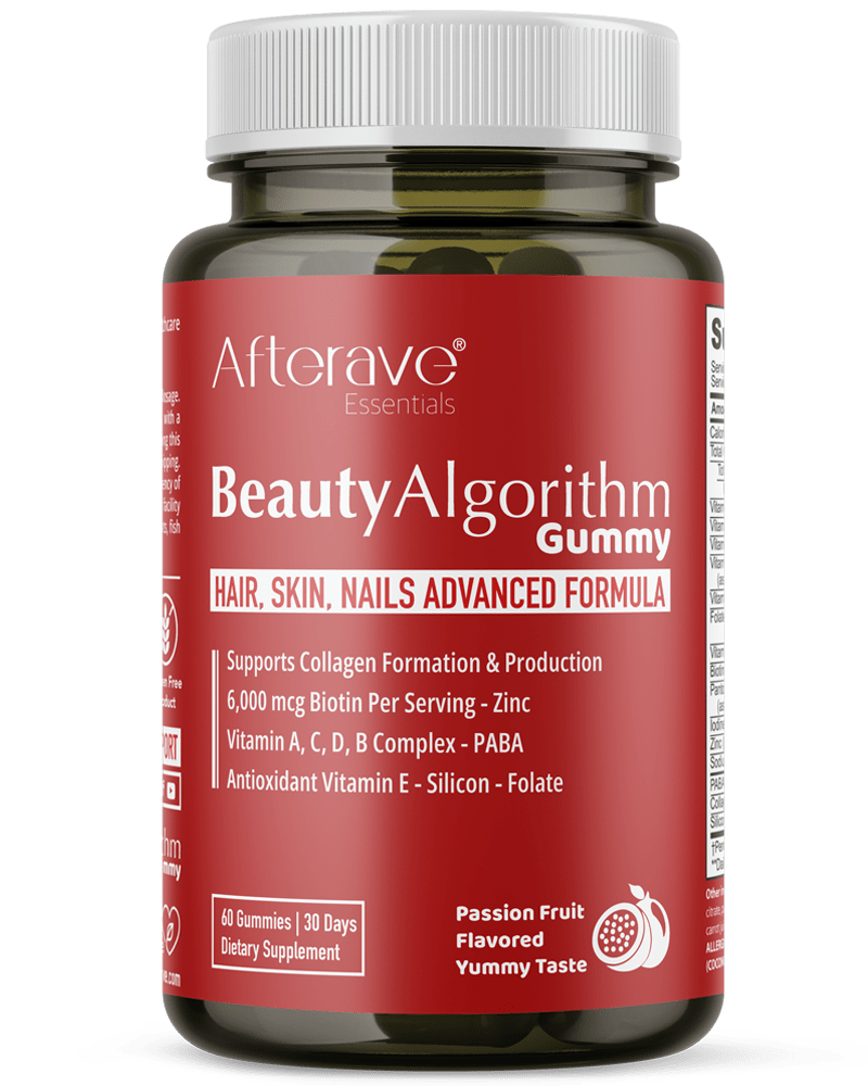 Beauty Algorithm Gummy Premium Formula is an efficient solution that revitalizes skin tone, elasticity, and firmness and helps reduce wrinkles, breakouts, and blemishes.