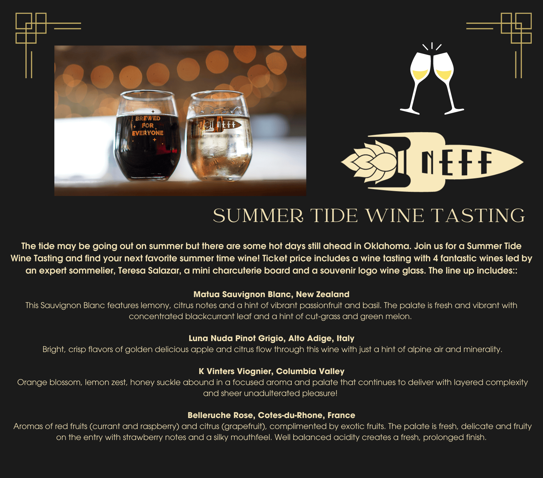 Summer Tide Wine Tasting