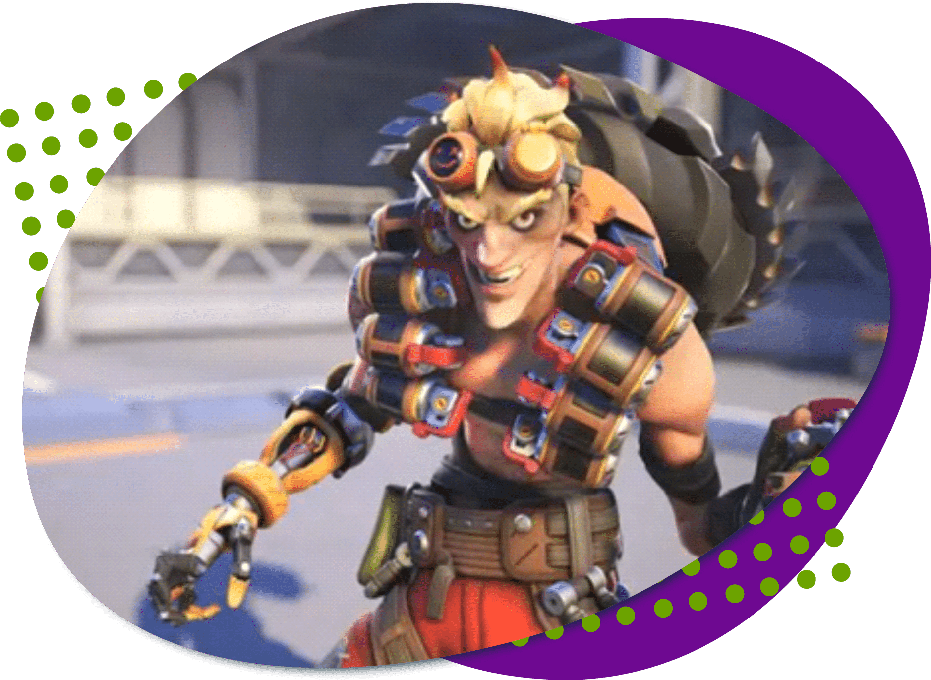 An image of Junkrat from Overwatch