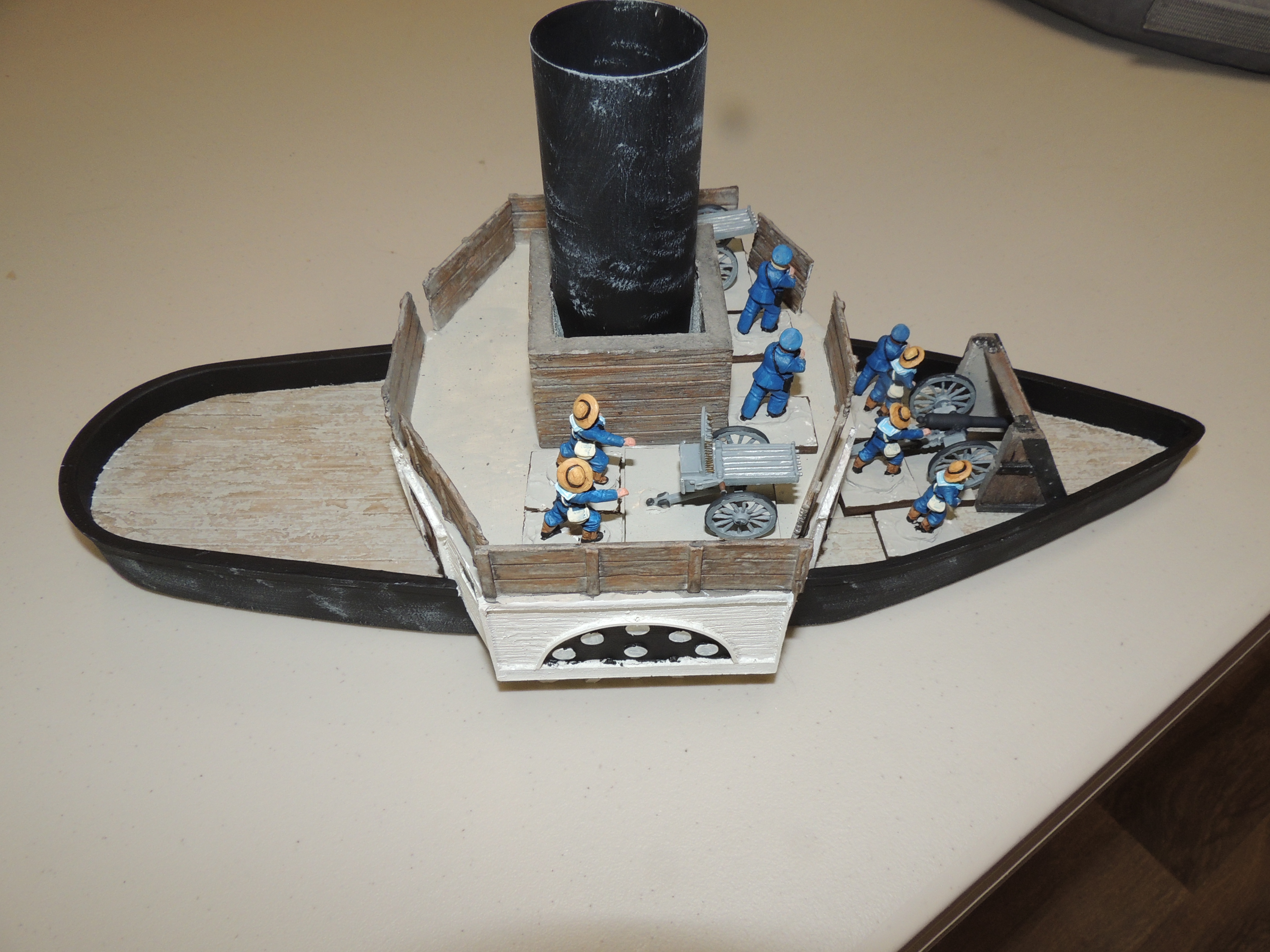 Top down accentuates size of the stack