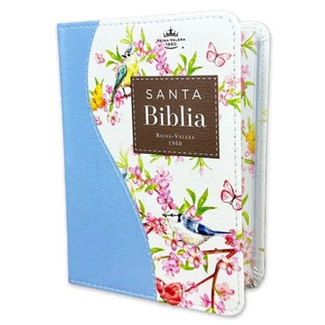 Biblia RV60 025c CP PJR Turq/Azul