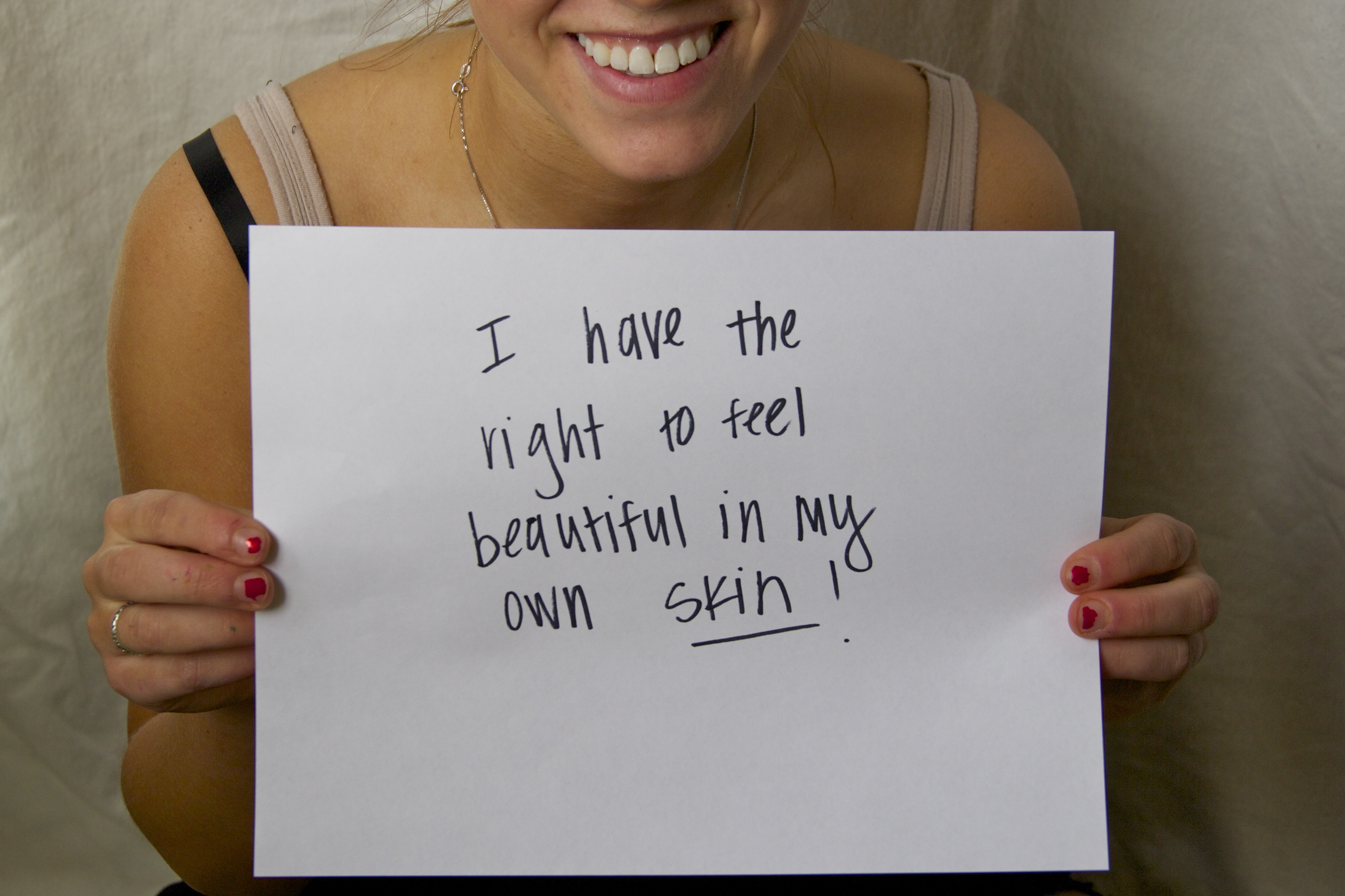 Corinne- I have the right to feel beautiful in my own skin