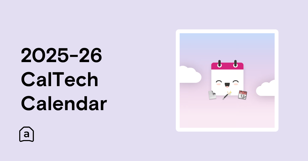 2025 26 Caltech Calendar Agenda Hero
