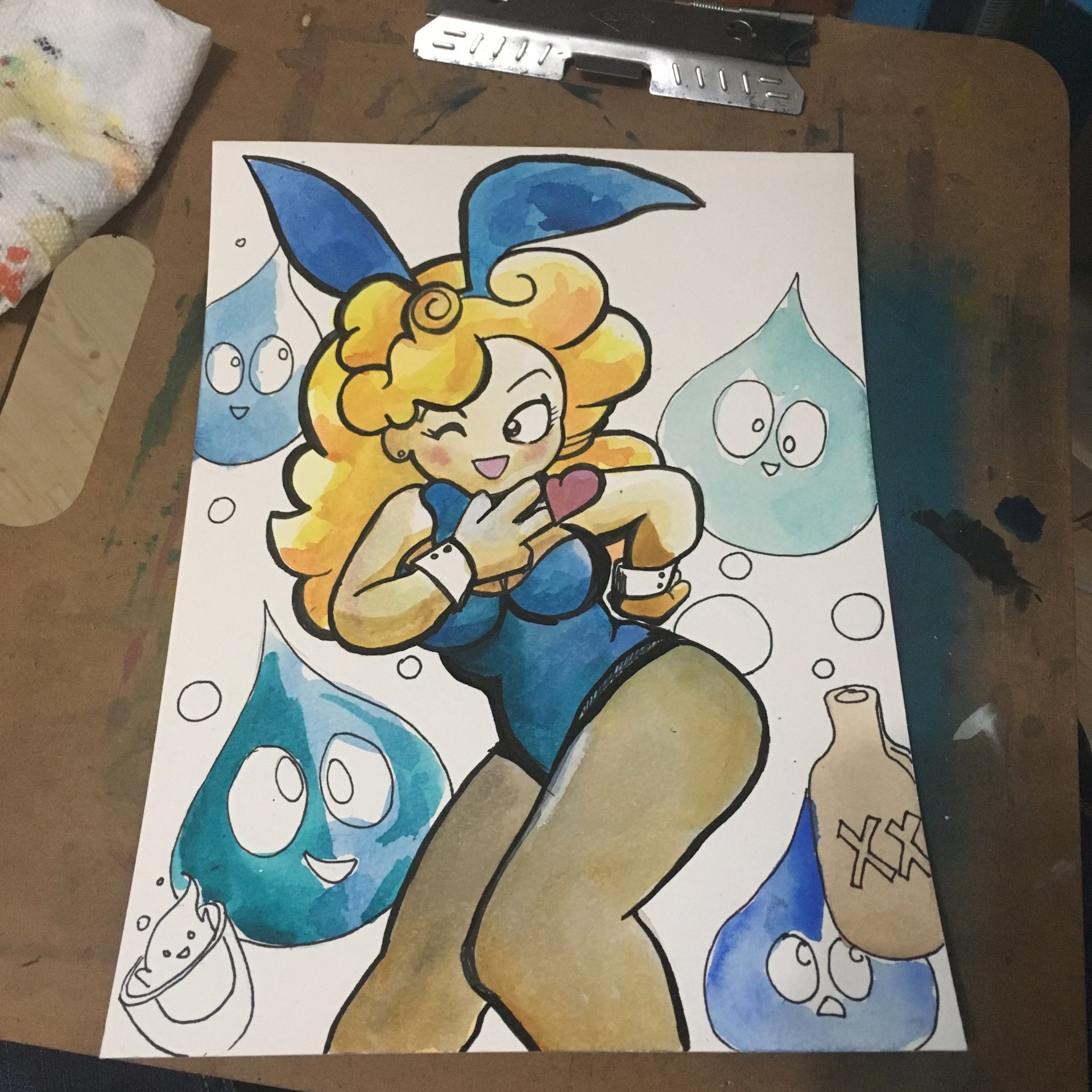 Larger paper for bigger pieces <3
