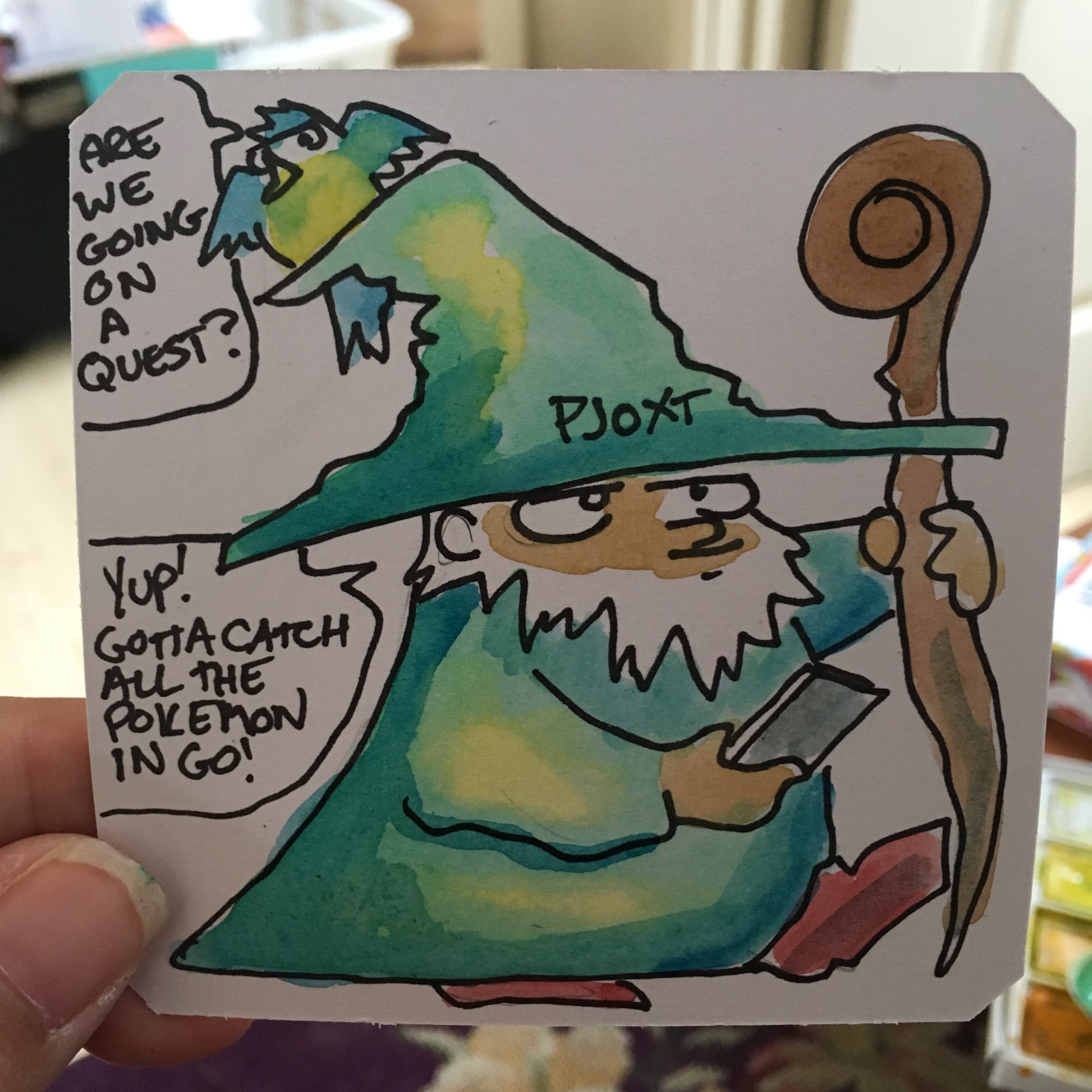 Wizard runs in Dungeon Explorer 2