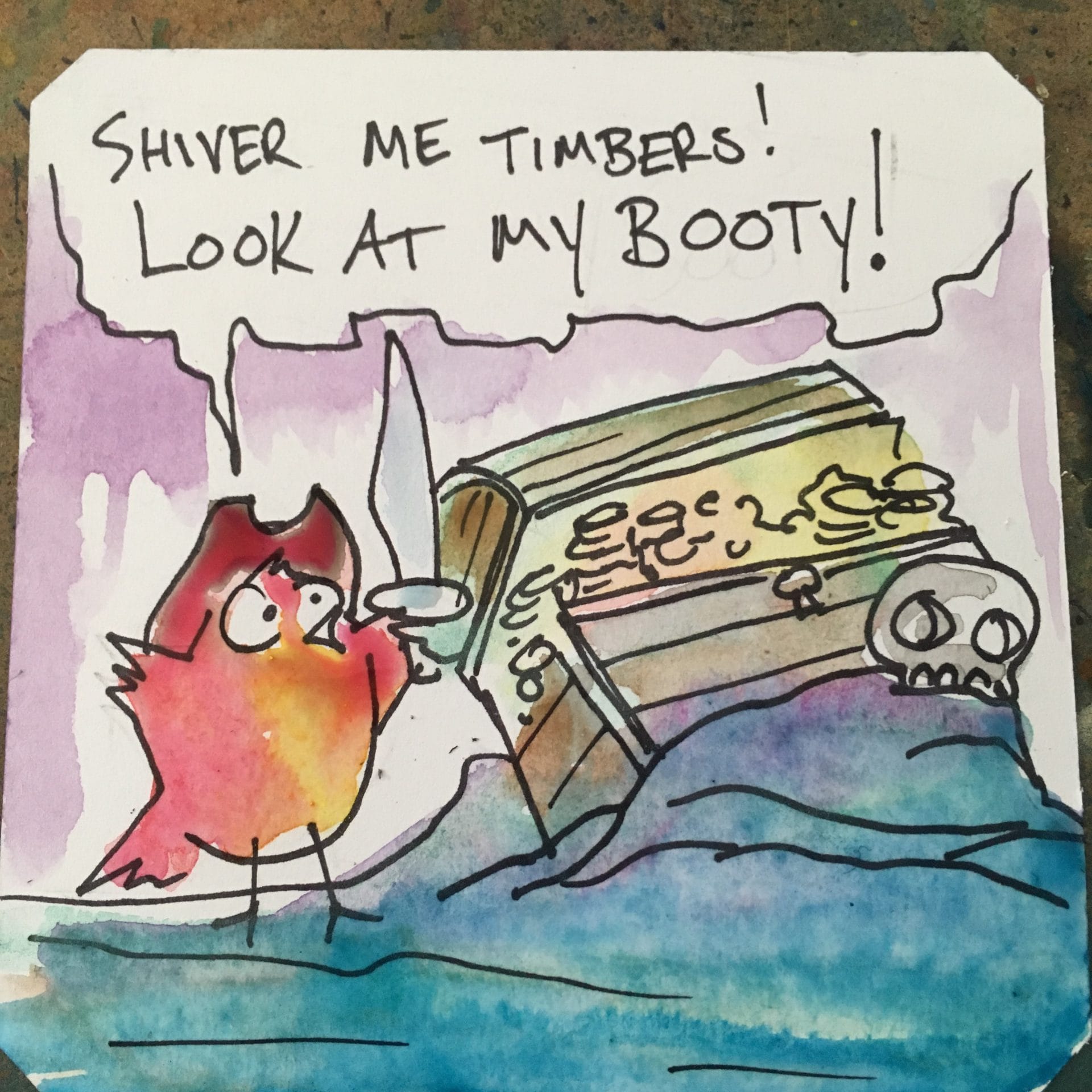 You can be the Macaw in this playable Pirate DOS game... of course