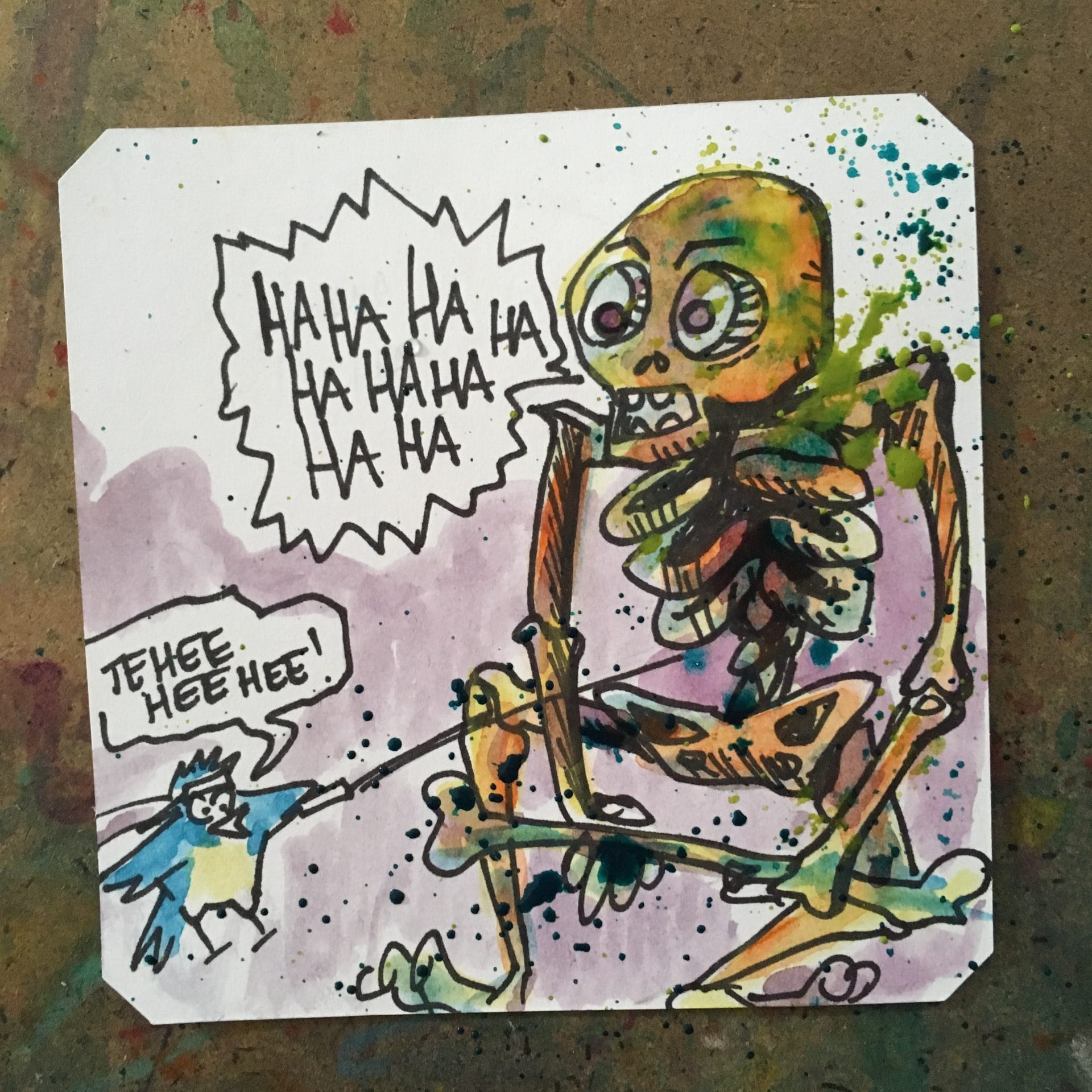 Skeleton ahead Rondo of Blood- Macaw