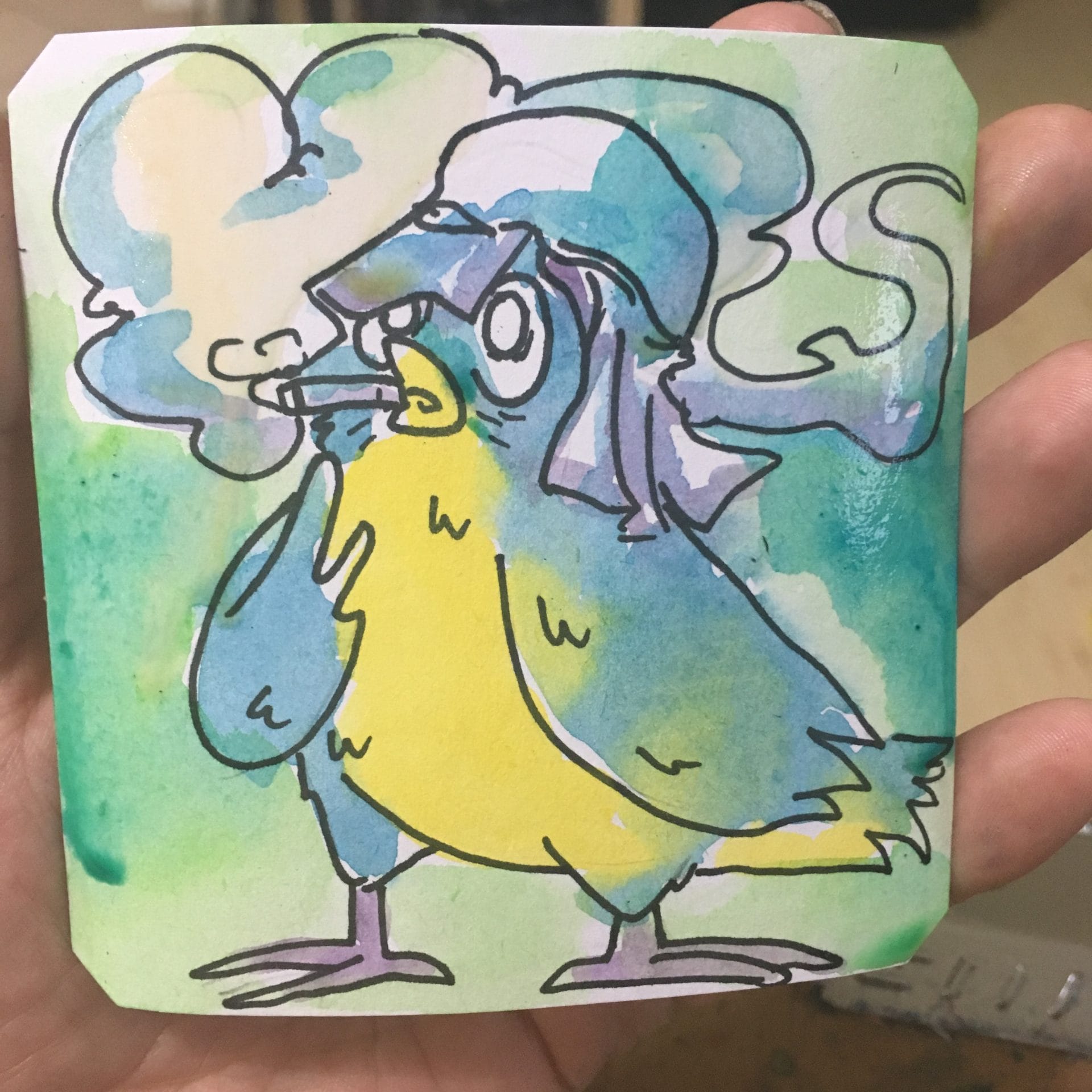 Macaw45 XZR PC88 Smoking Birb