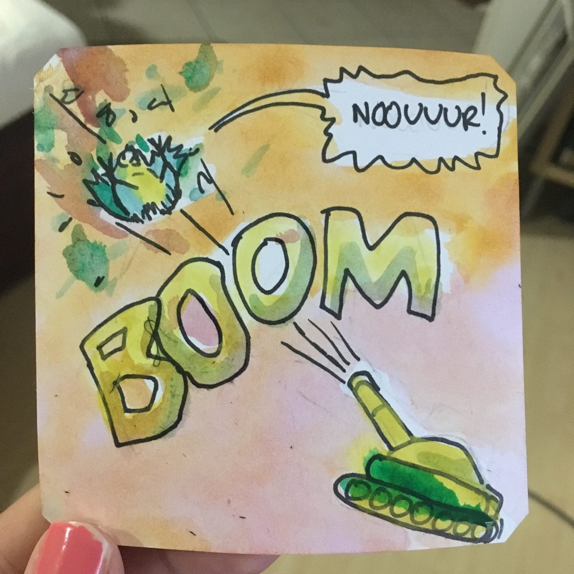 Macaw45 getting tanked