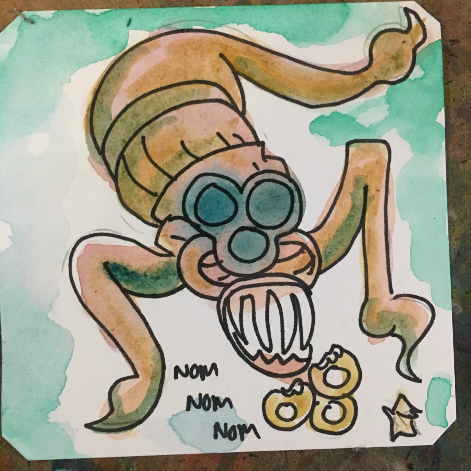 LordBBH Chimera Beast eats donuts
