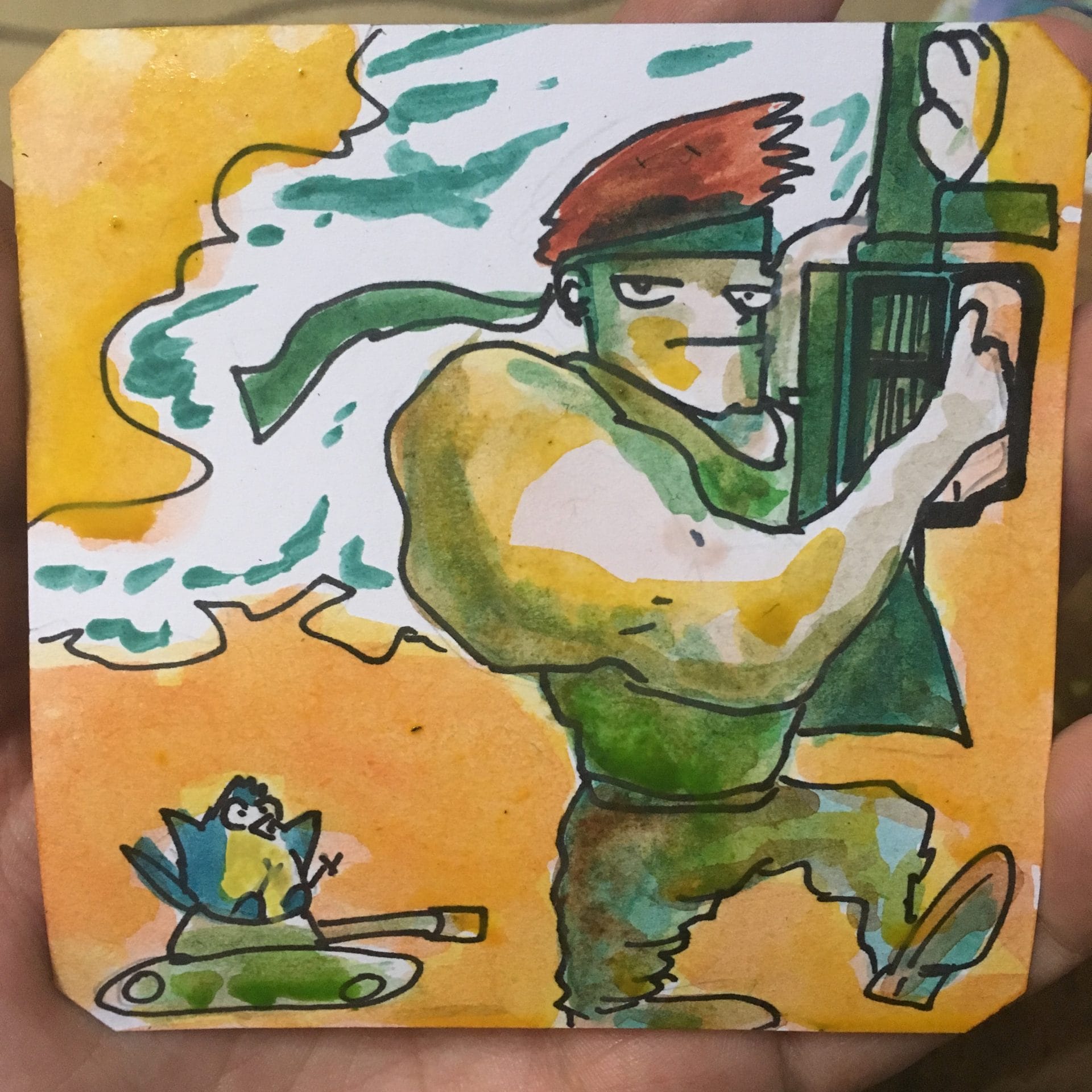You! Invaders! Get you the hot bullets of shotgun to die! bloody wolf @Macaw45