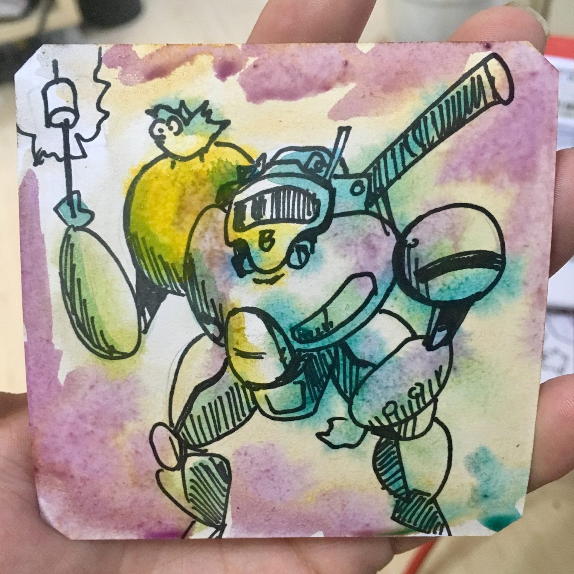 Let's roast some marshmallows with the mech in Genocide for X68000 @Macaw45