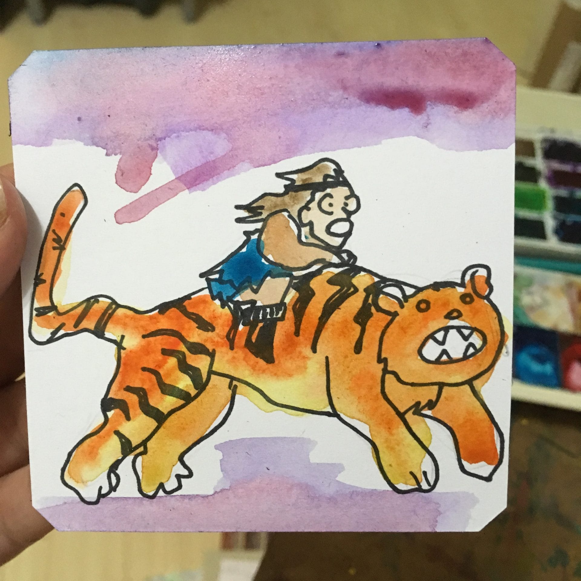 Wild Fang Tiger Attack by @iastSA