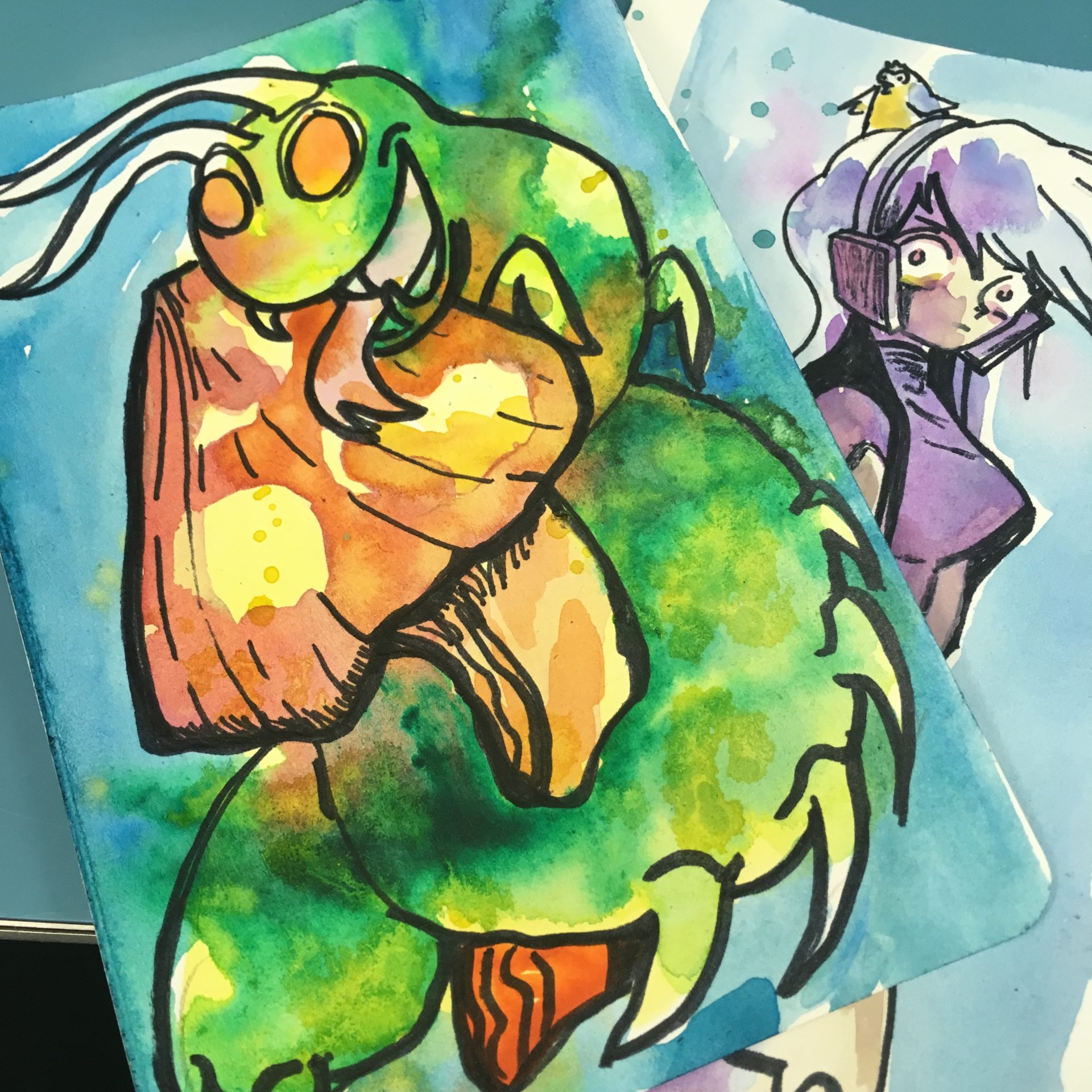 Two lucky people will get postcards