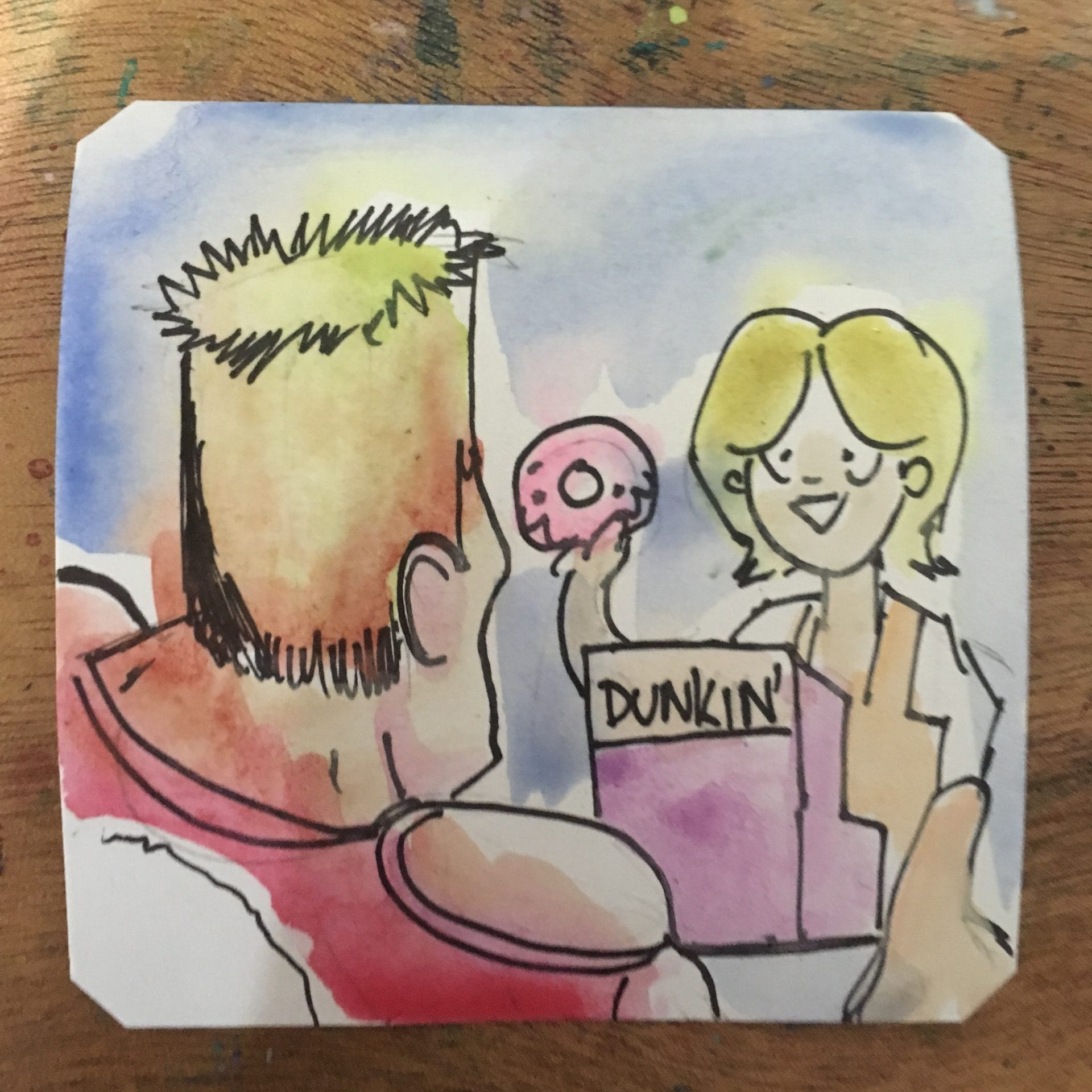 See he;s got a hole & he's buying donuts in Dynamite Duke- BBH