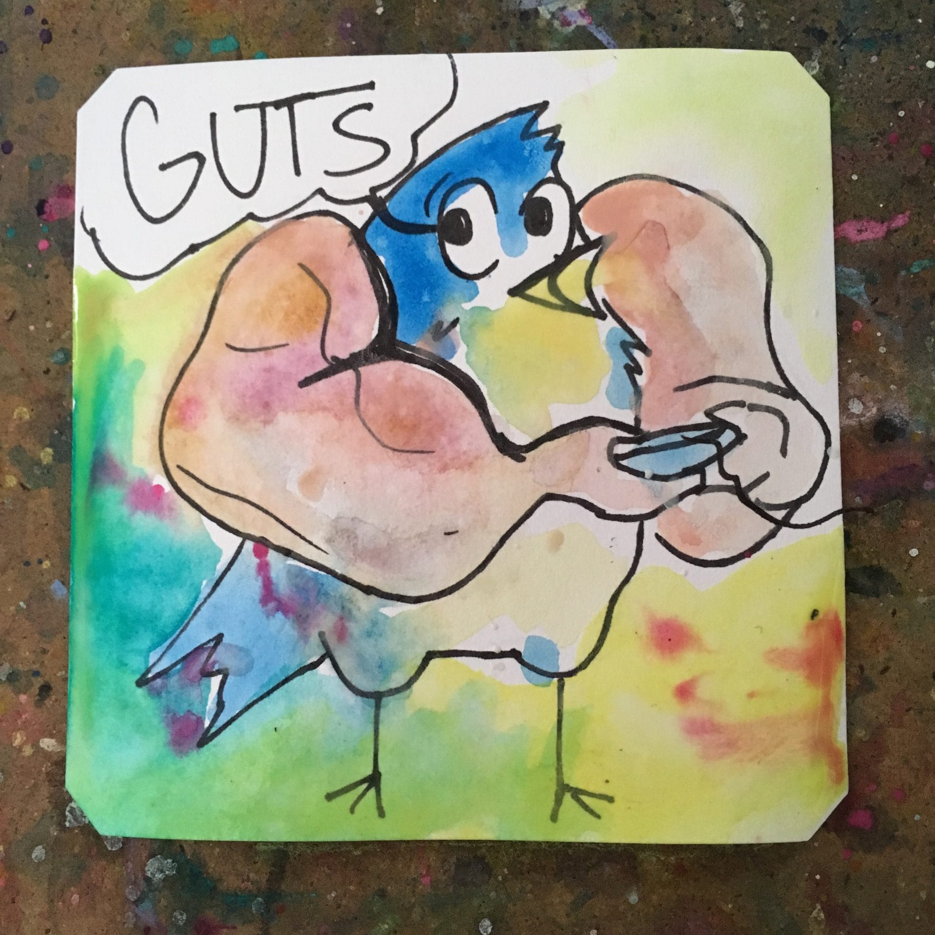 3 month sub icon should be Birb with beefy work out arms @Macaw45