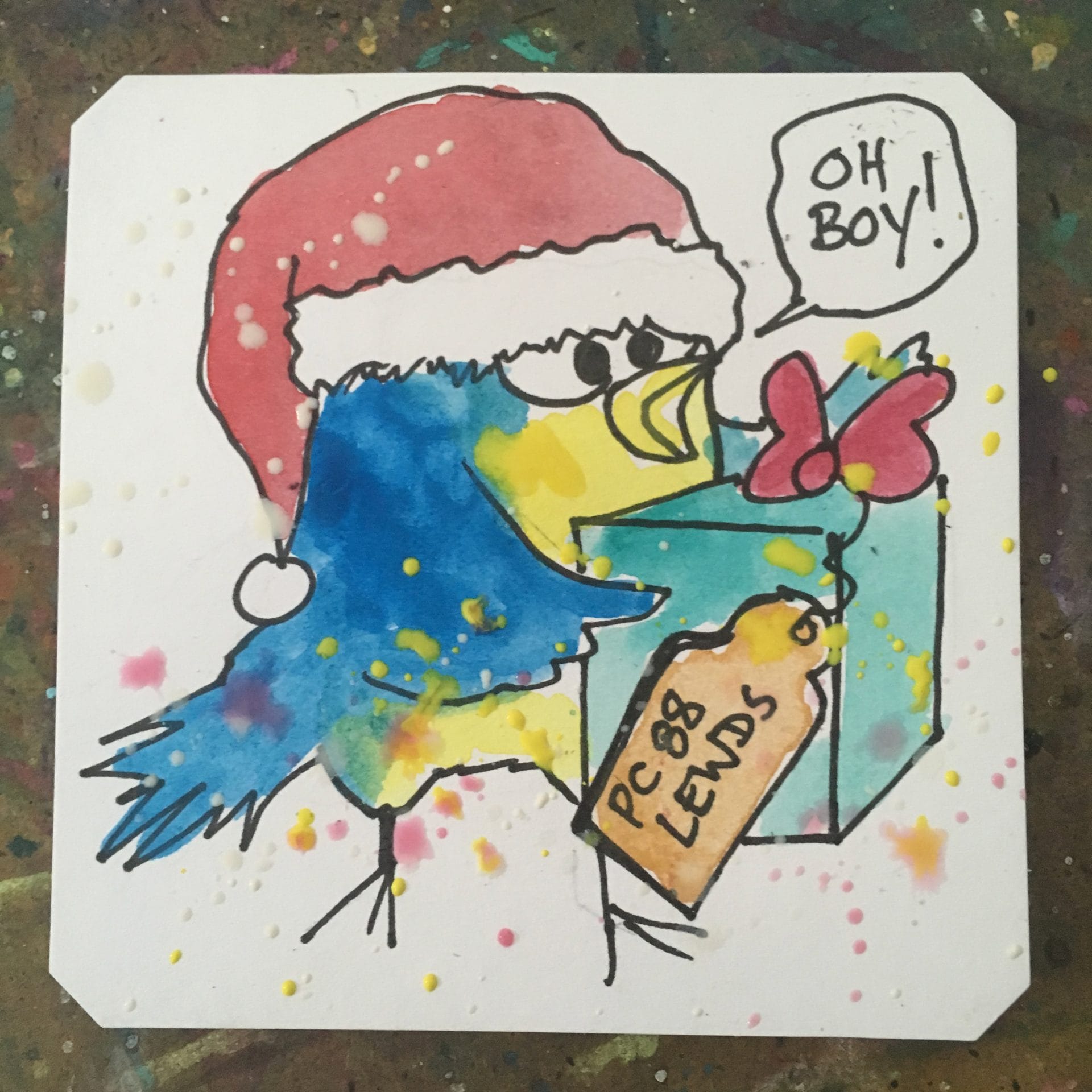 Christmas Birb! Merry Fishmas, @Macaw45 & chat!