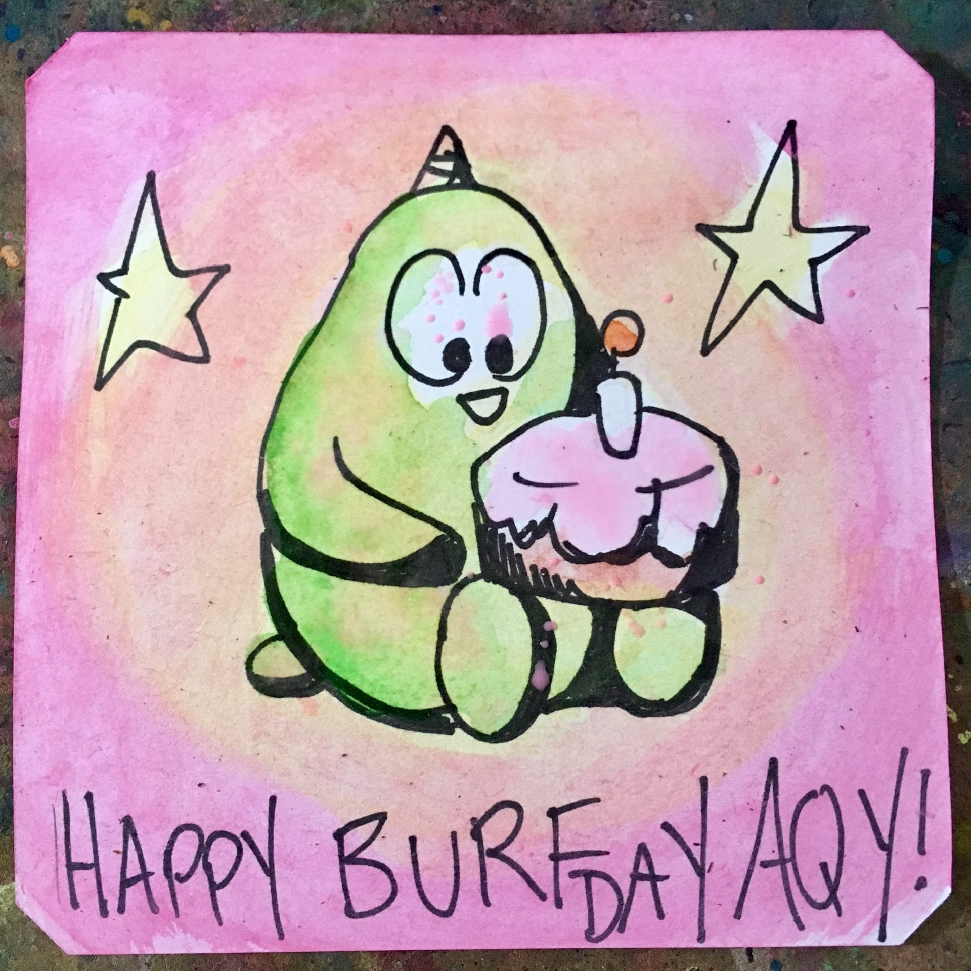 Happy birthday @Aqy 🎉🍔🦄🍦🐟🦈