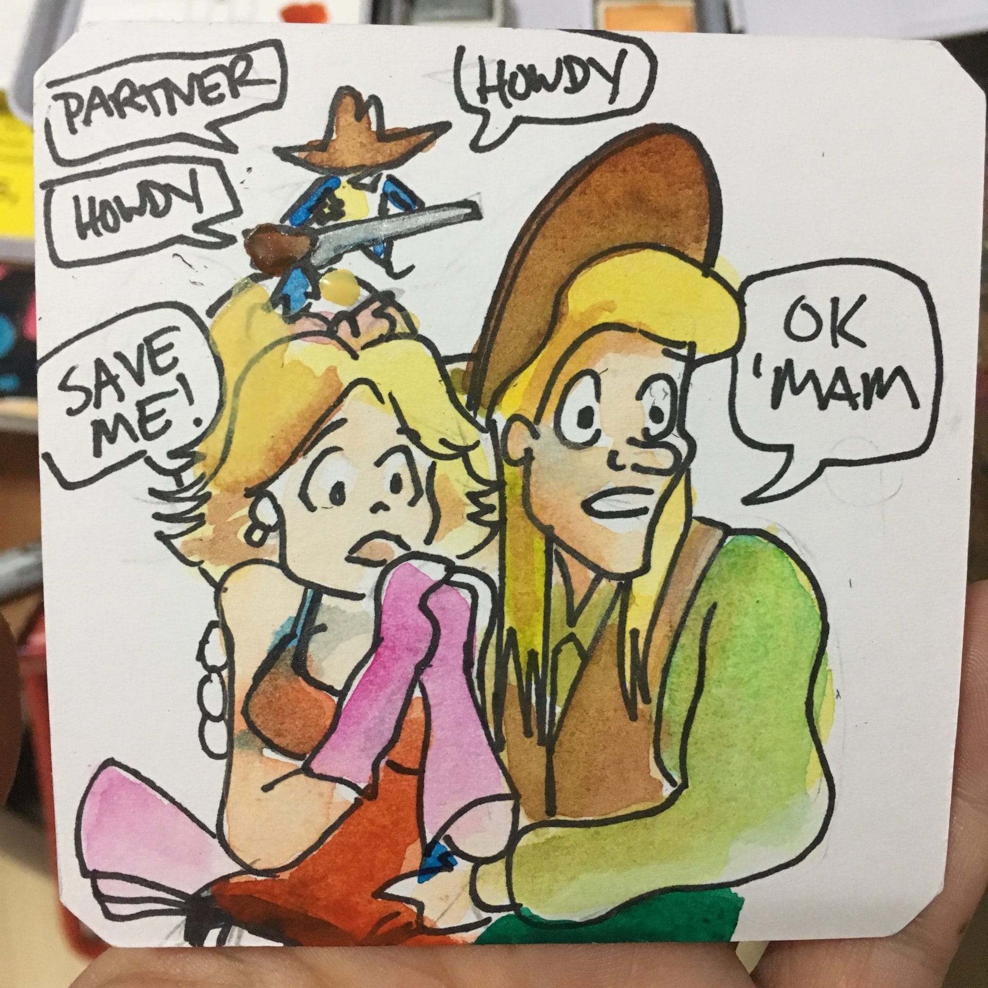 You in heaps big trouble in Sunset Riders @Macaw45