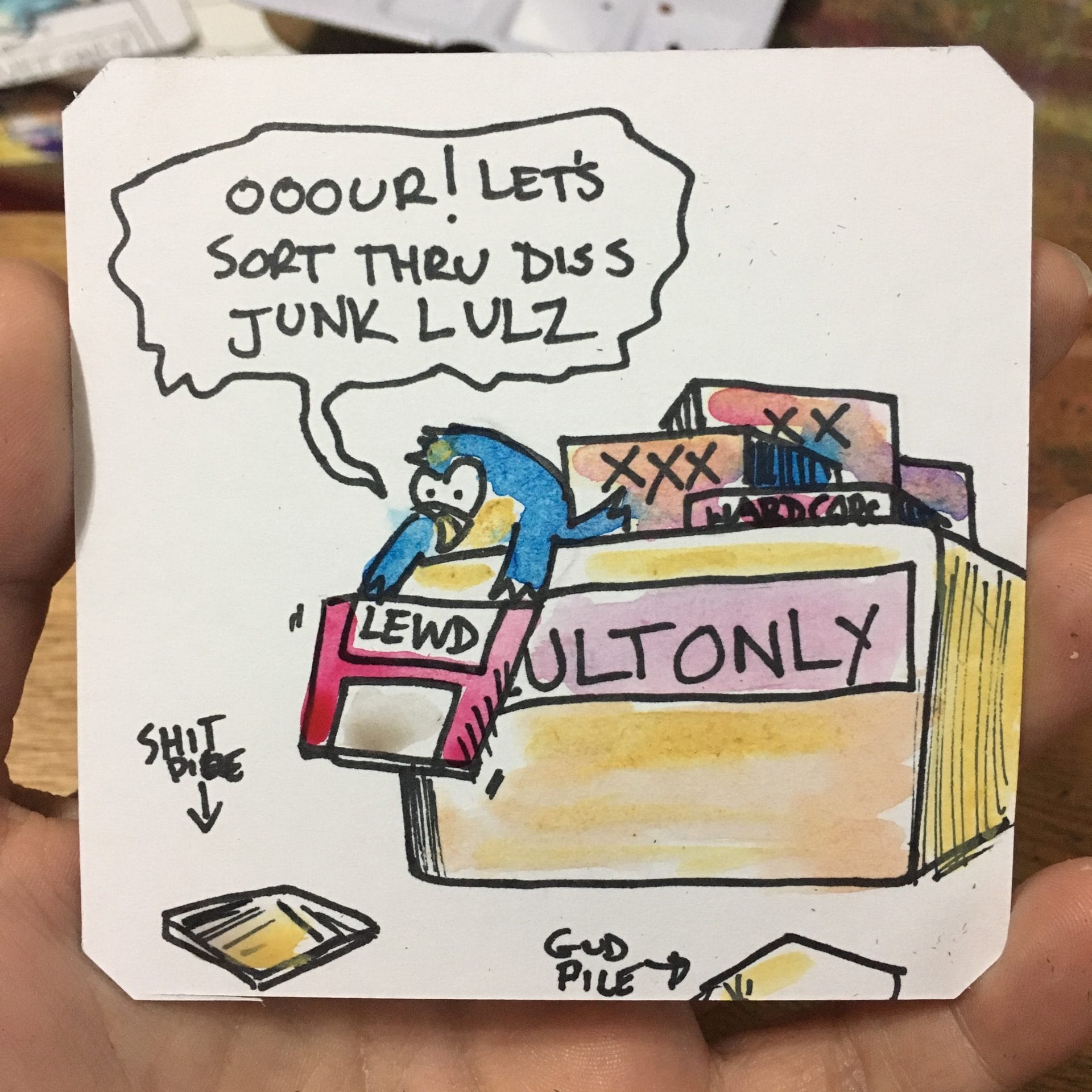 Going thru a box of old PC games with @Macaw45