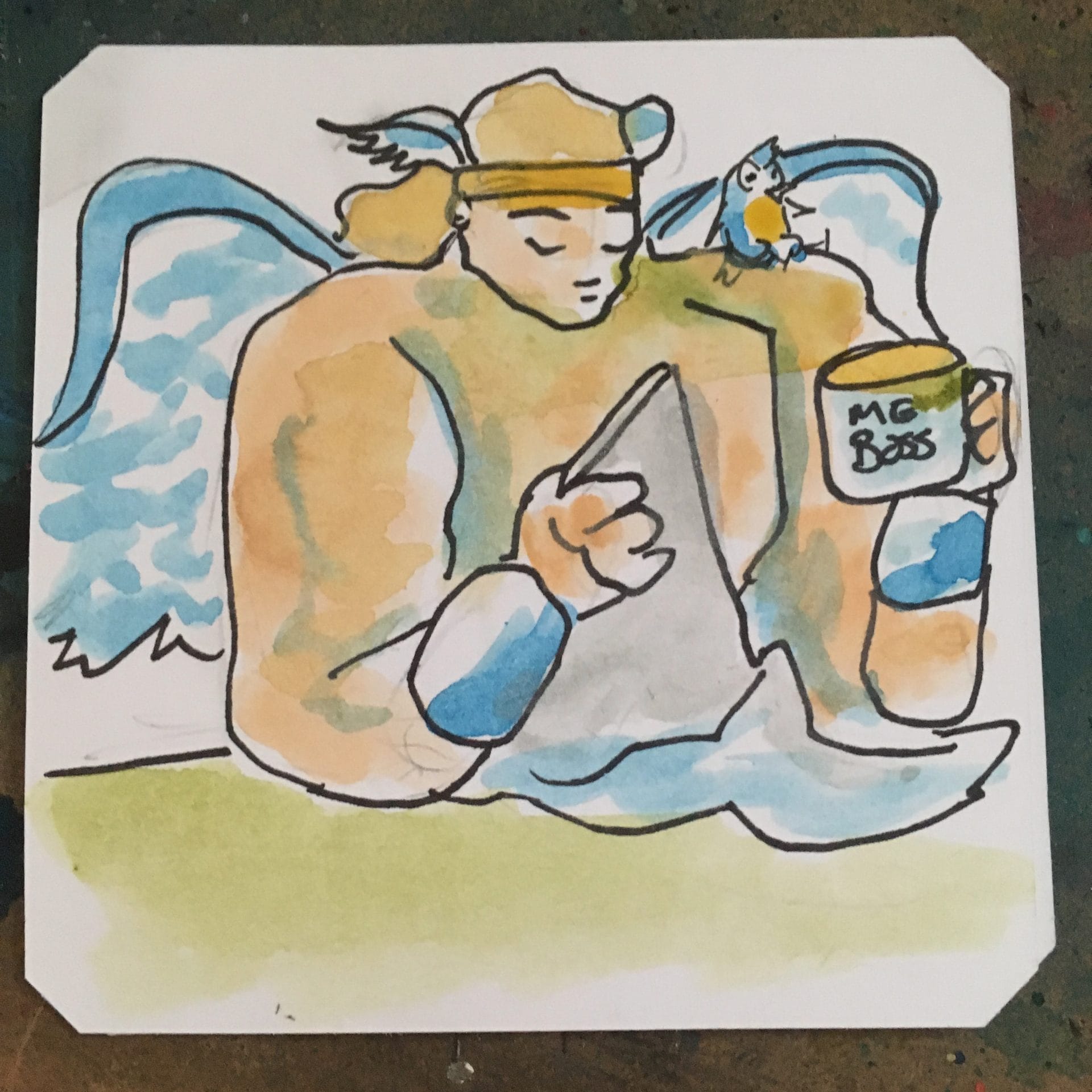 Getting down to serious business this morning in Actraiser 2 @Macaw45