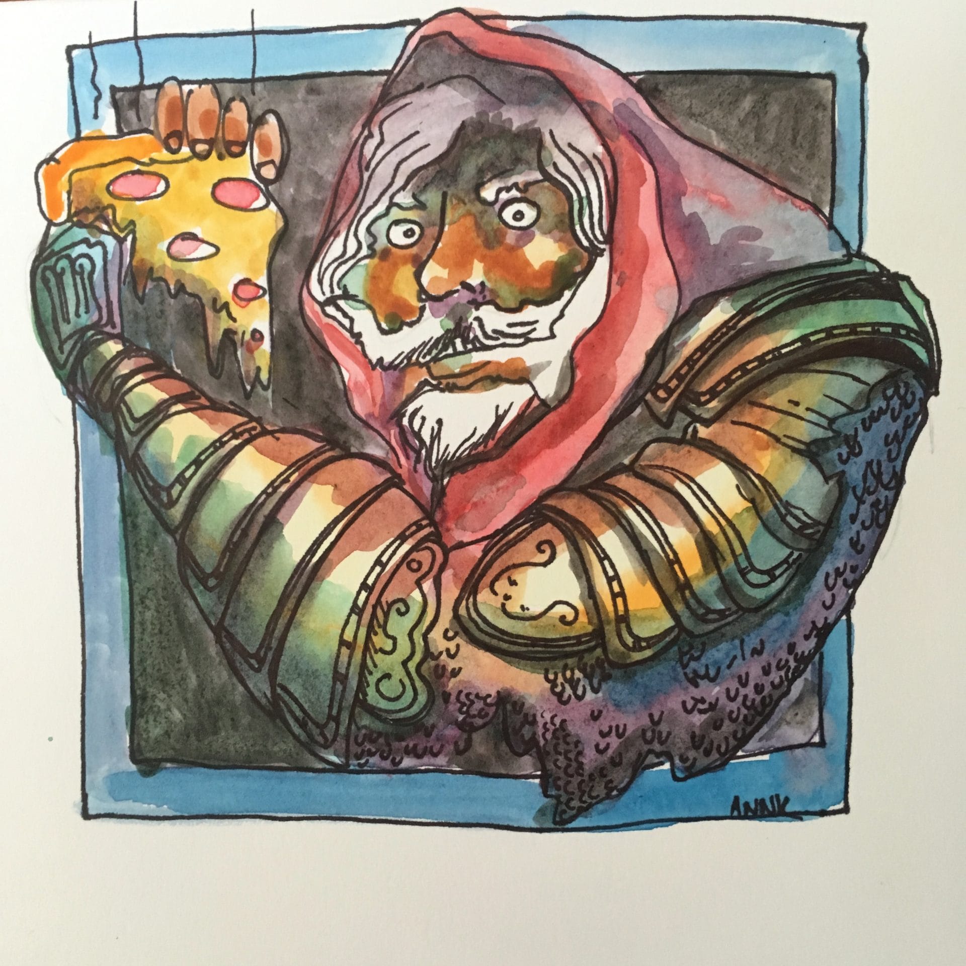 I wish you nothing but all the pizza's in the world, Puri