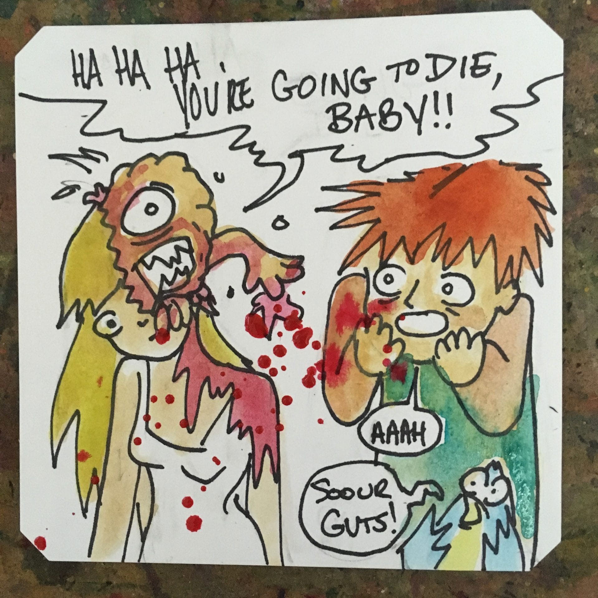 Guts monsters under Tokyo in Ashe for PC98 @Macaw45