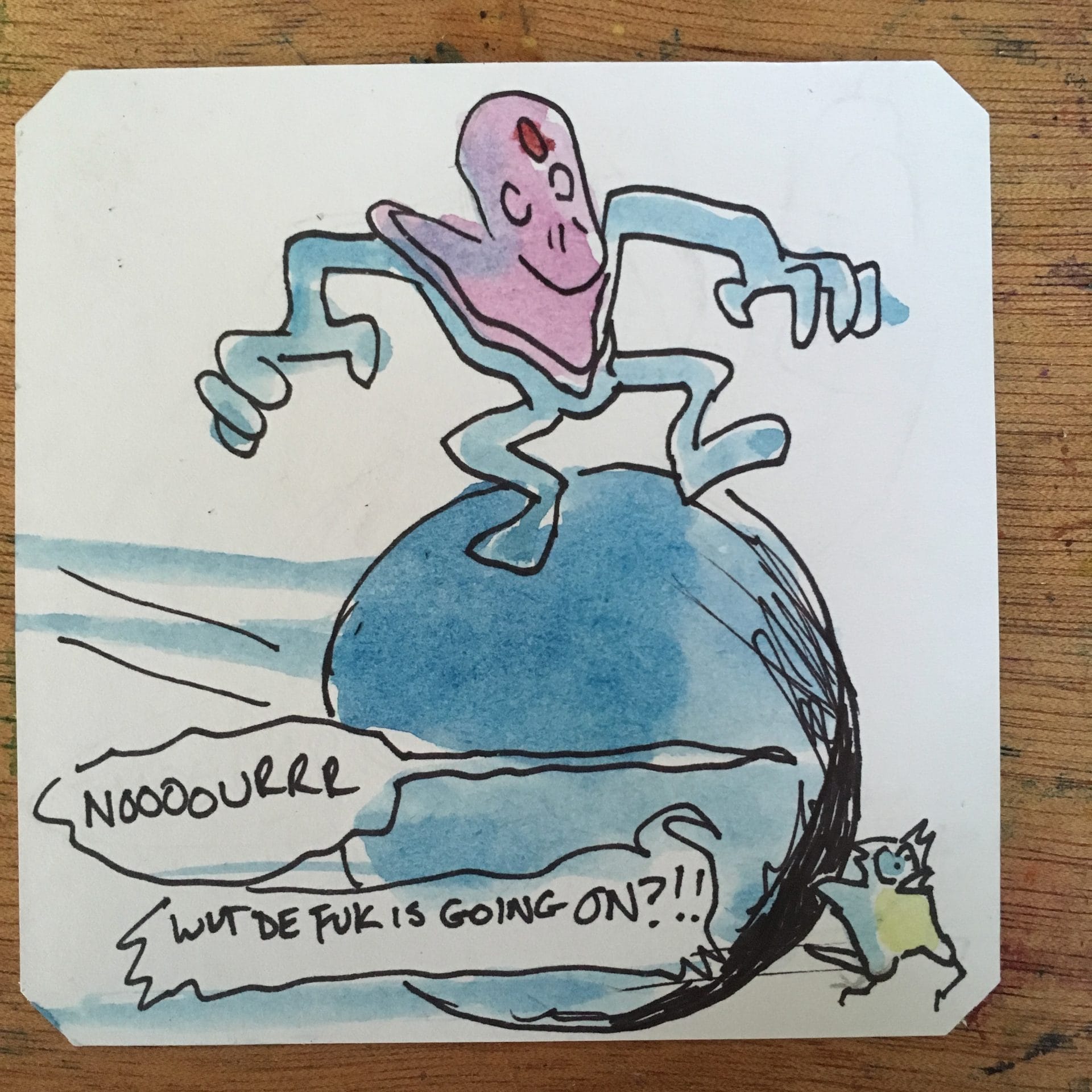 Foot Soldier going to roll you!! TMNT @Macaw45