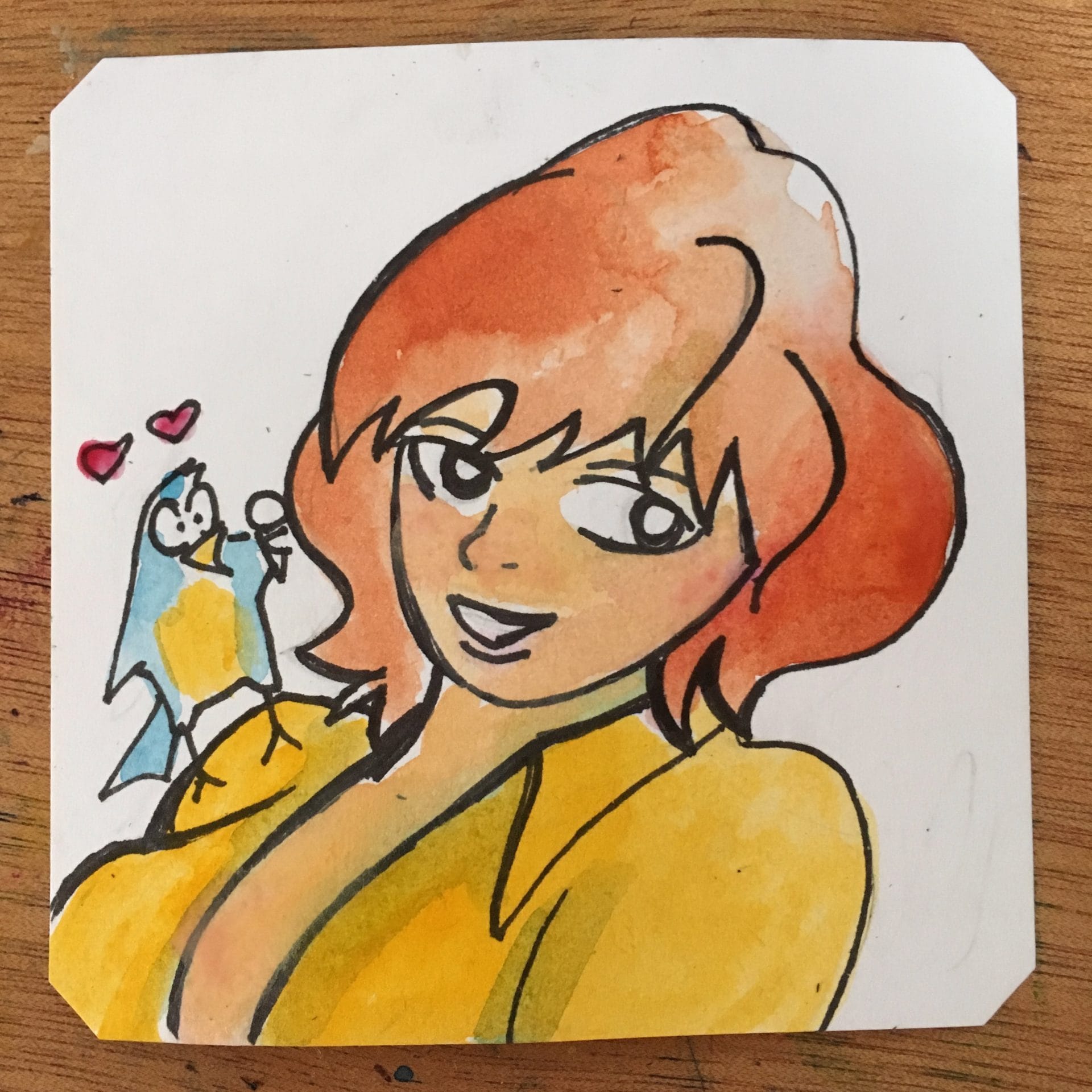 Gotta love classic April. TMNT Gauntlet @Macaw45
