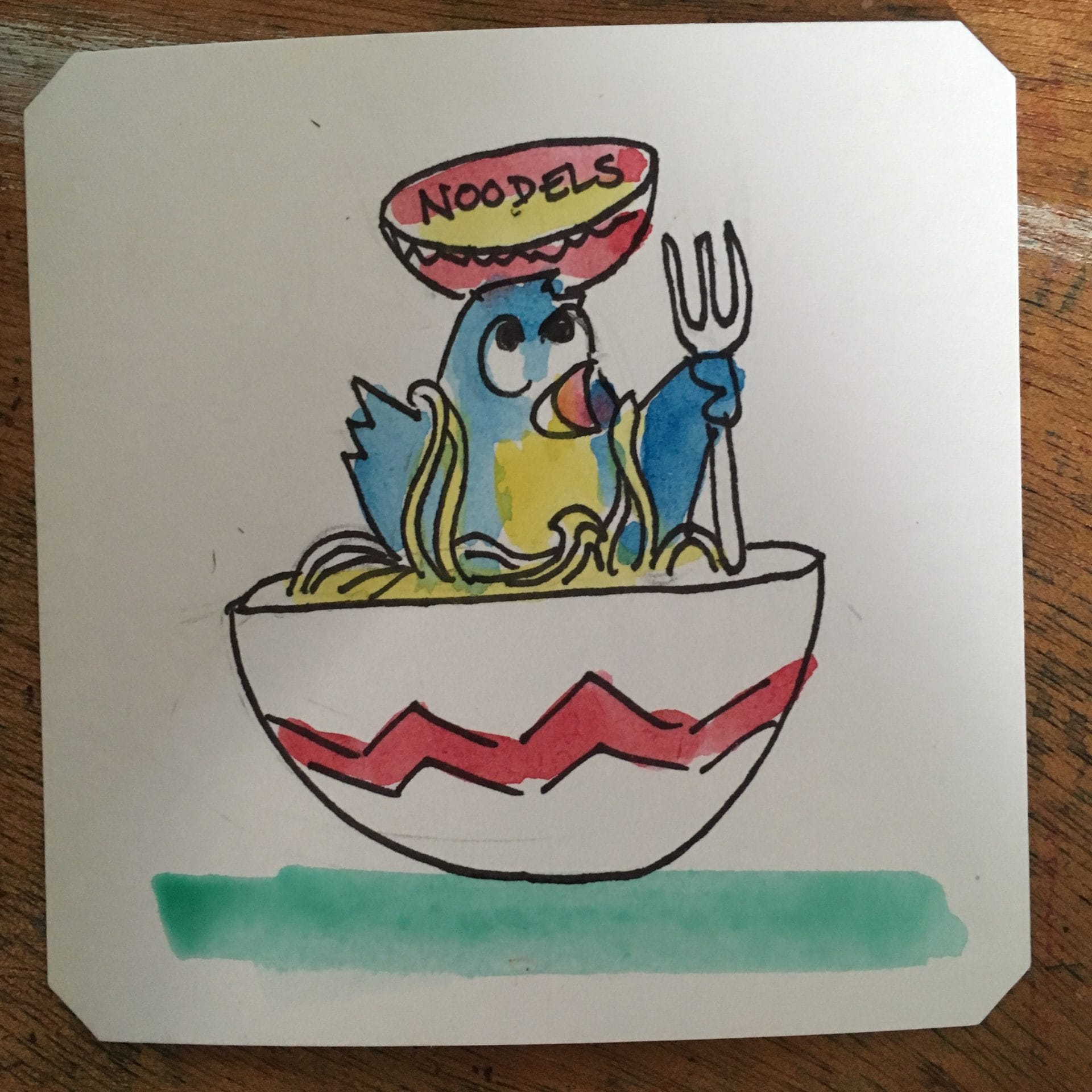 Cooking!! UFO Kamen Yakisoban @Macaw45