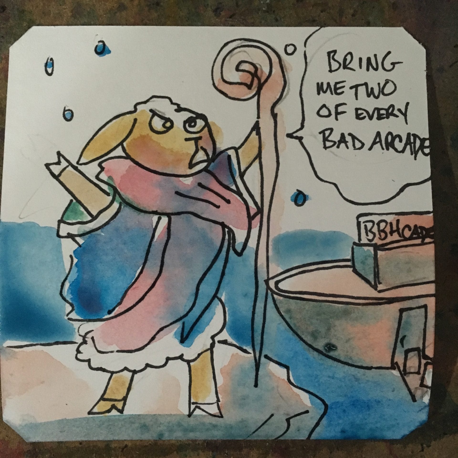 BRING HIM TOW OF EVERY BAD ARCADE GAME... ITS MAME ROULETTE NIGHT @LordBBH