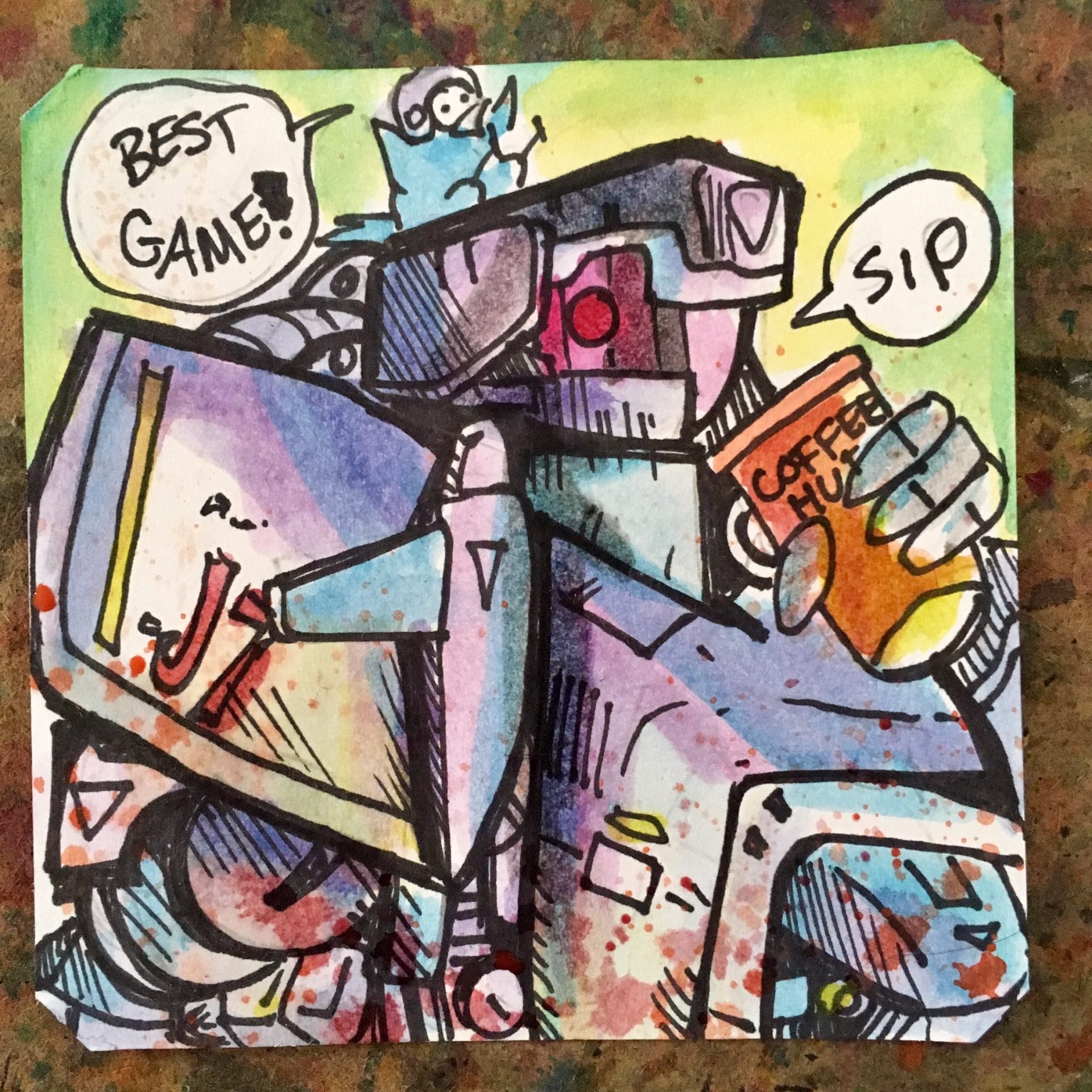 Waking up with Mechs! Night Slave on PC 98 @Macaw45