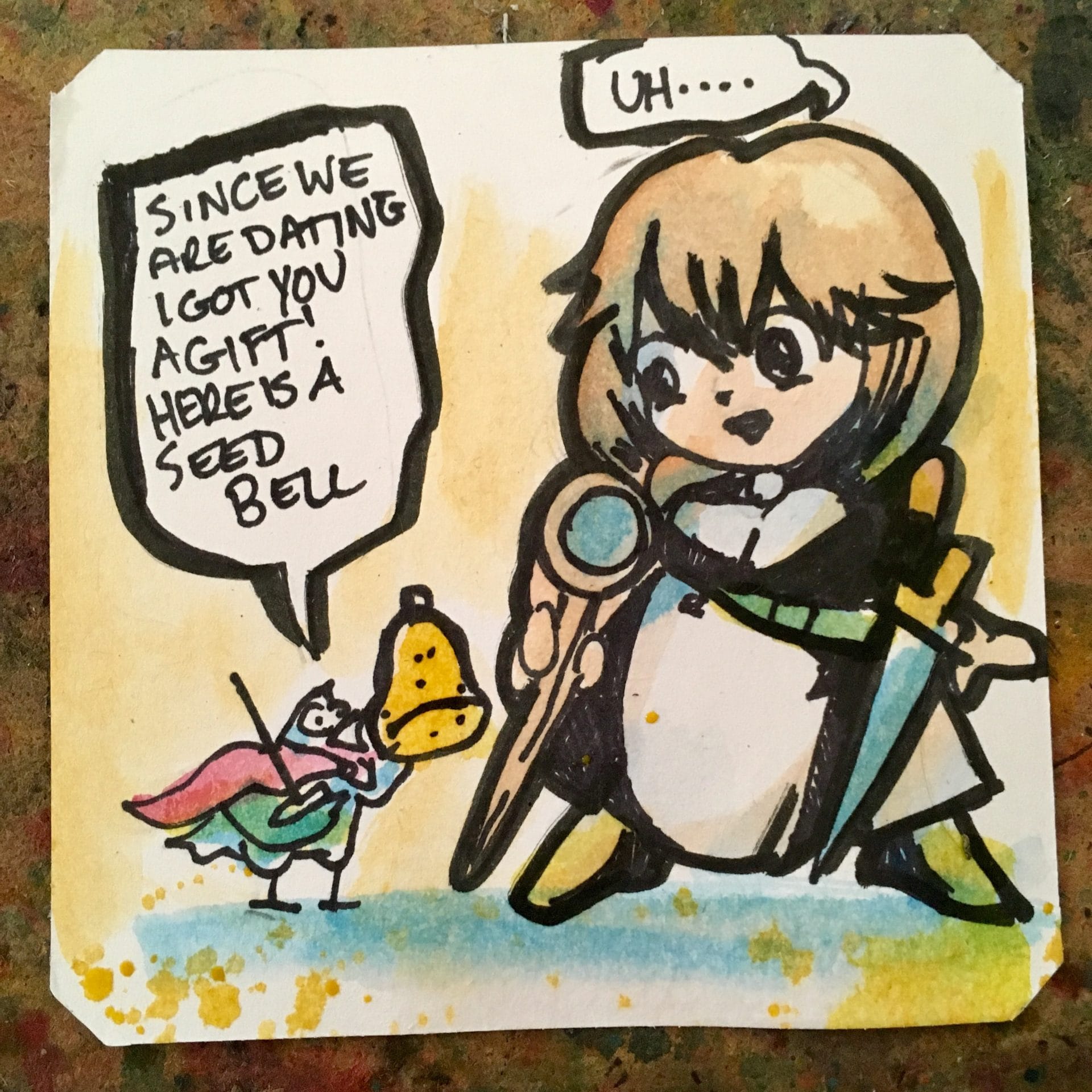 The subtle dating starts in Bealphareth on PS1 @Macaw45