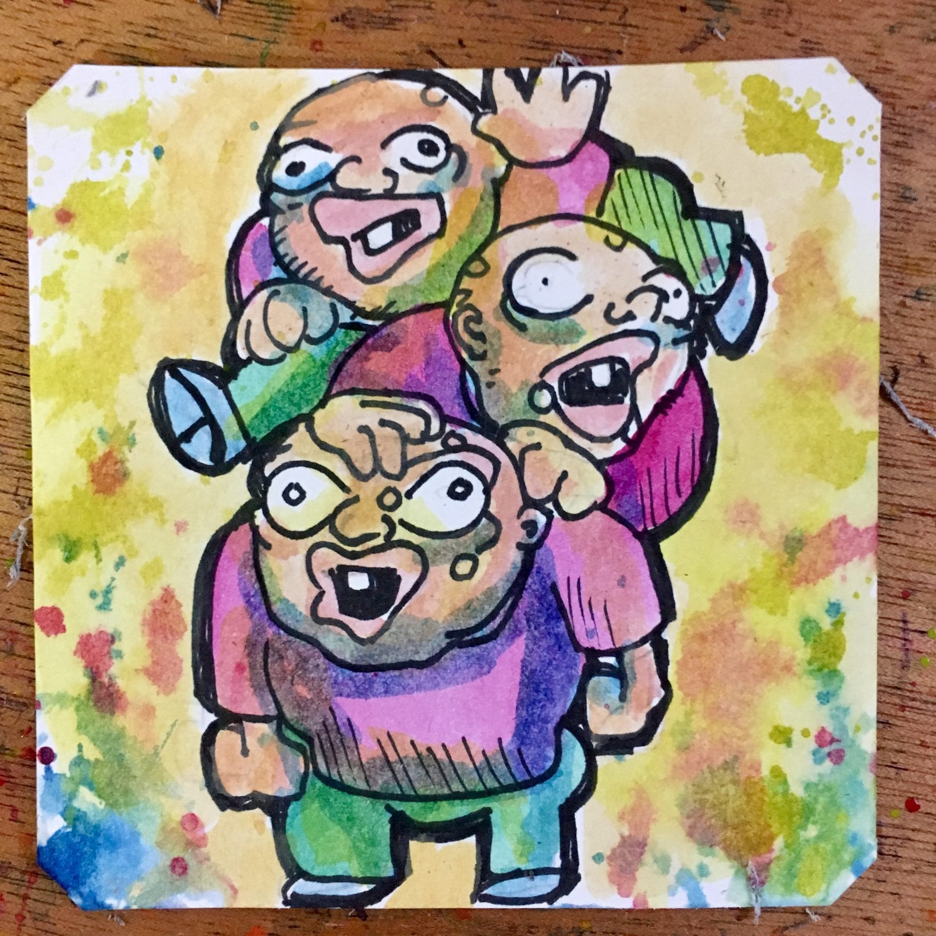 Man Babies. Mug Smashers arcade @chuboh