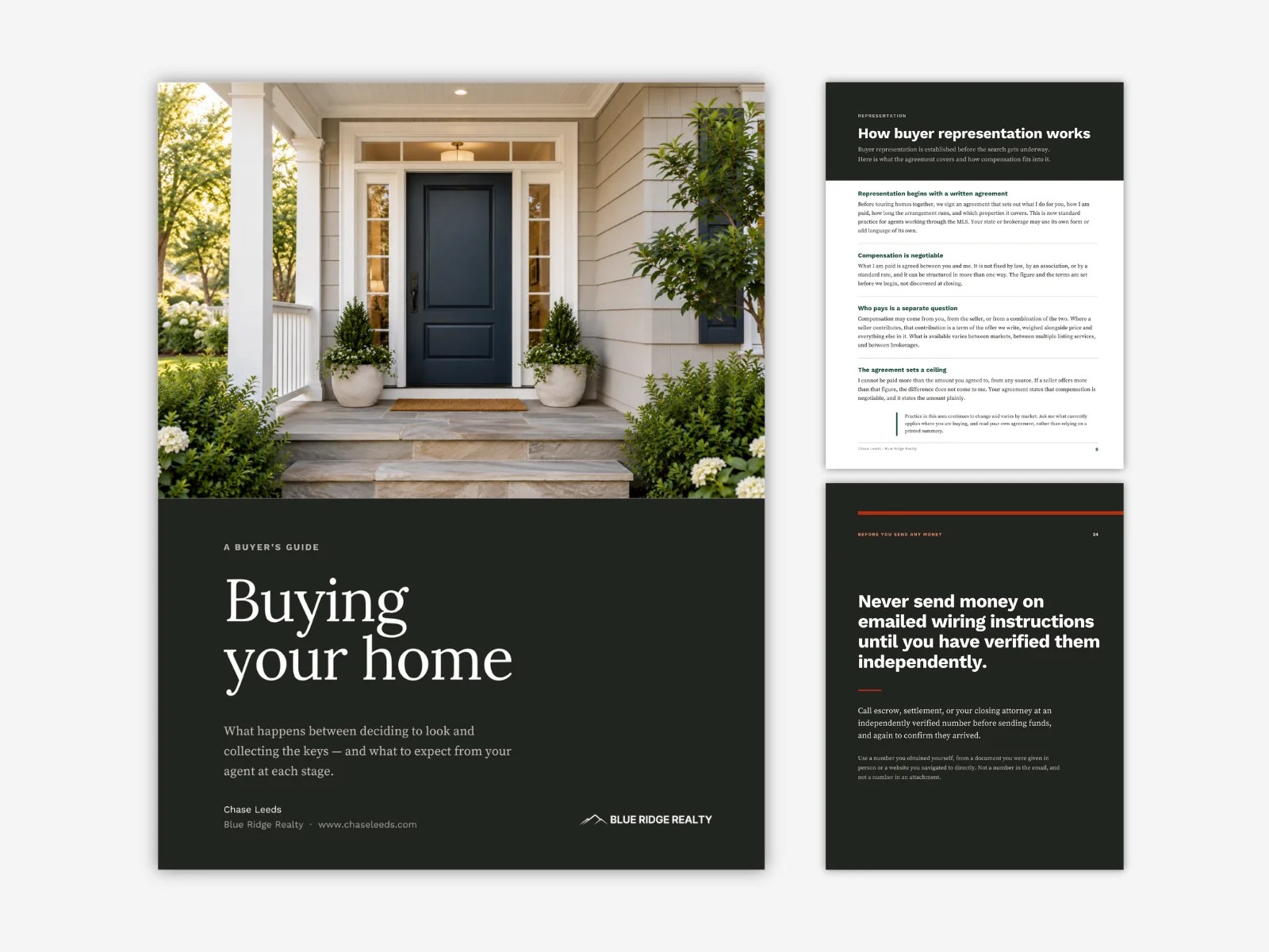 Real Estate Home Buyer Guide — template preview