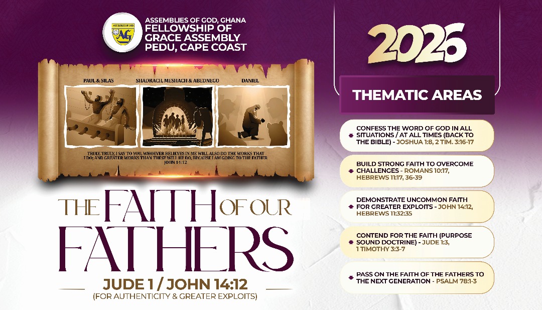 Fellowship Of Grace Assemblies Of God Ghana Theme 2026 Dkak0jvn 