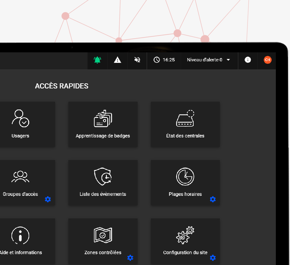 Logiciel de gestion de contrôle des accès physique