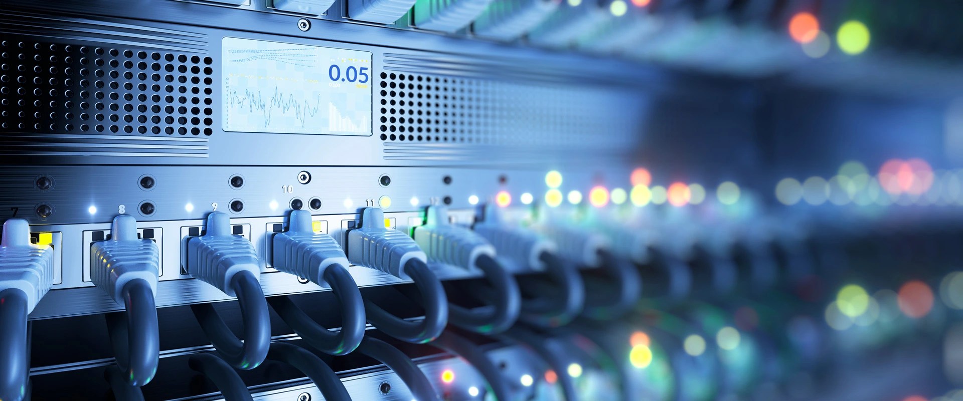 Entreprise de réseau informatique, Switch brassé avec des cordons de brassage pour le Lan