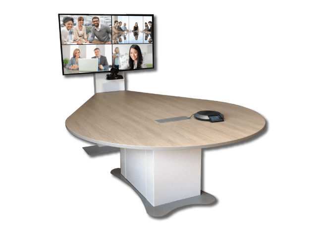 Mobilier pour visioconférence entreprise et audiovisuel