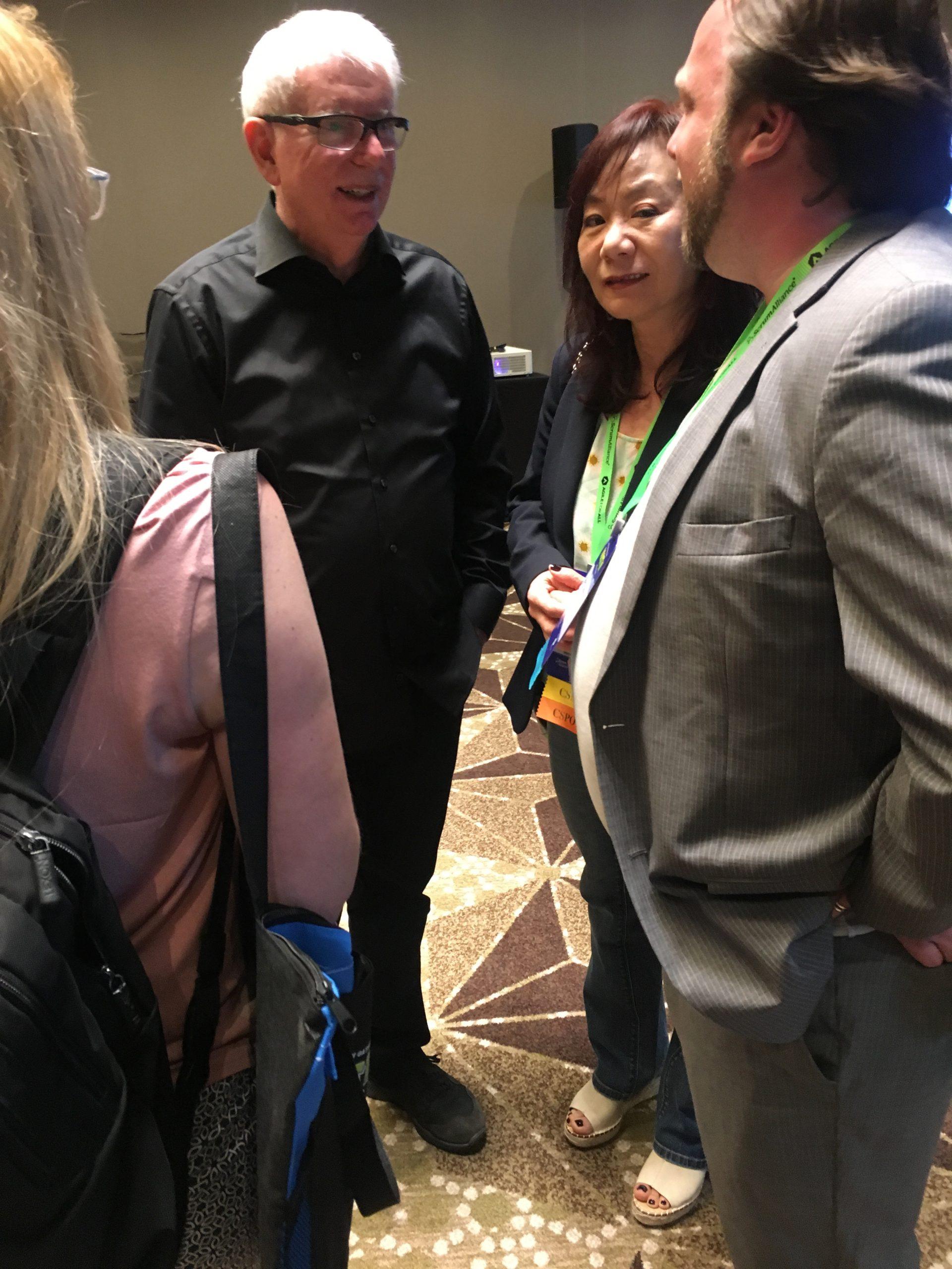 Jeff Sutherland ans Alexandre Frédéric Joly in Austin Texas 2019