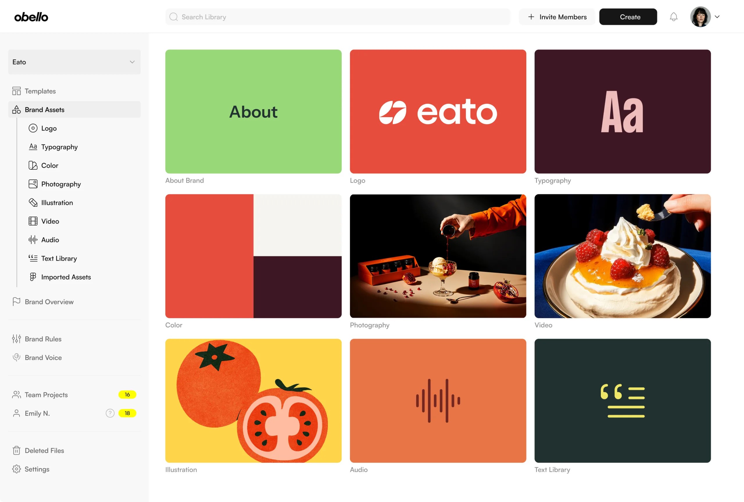 Obello brand asset management