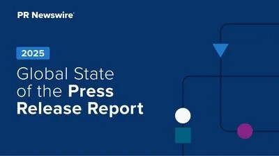 2025 Global State of the Press Release Report cover image