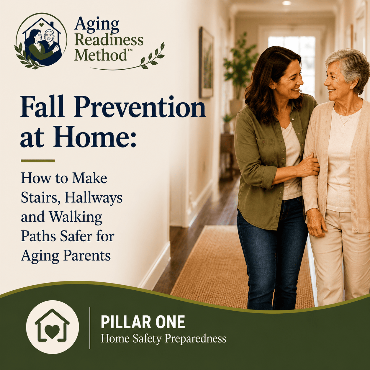 Fall Prevention at Home: How to Make Stairs, Hallways and Walking Paths Safer for Aging Parents