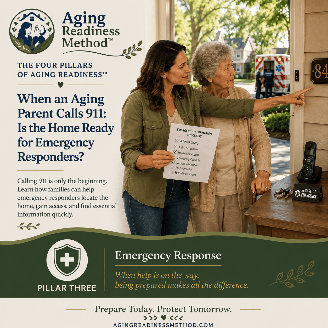 When an Aging Parent Calls 911: Is the Home Ready for Emergency Responders?