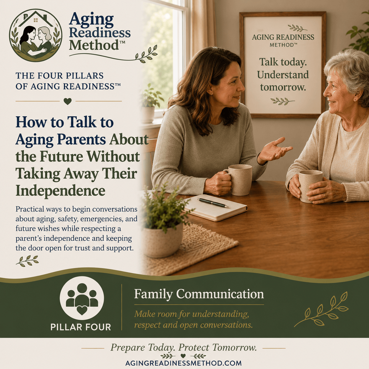 How to Talk to Aging Parents About the Future Without Taking Away Their Independence