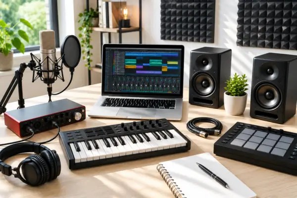 Equipamentos para home studio