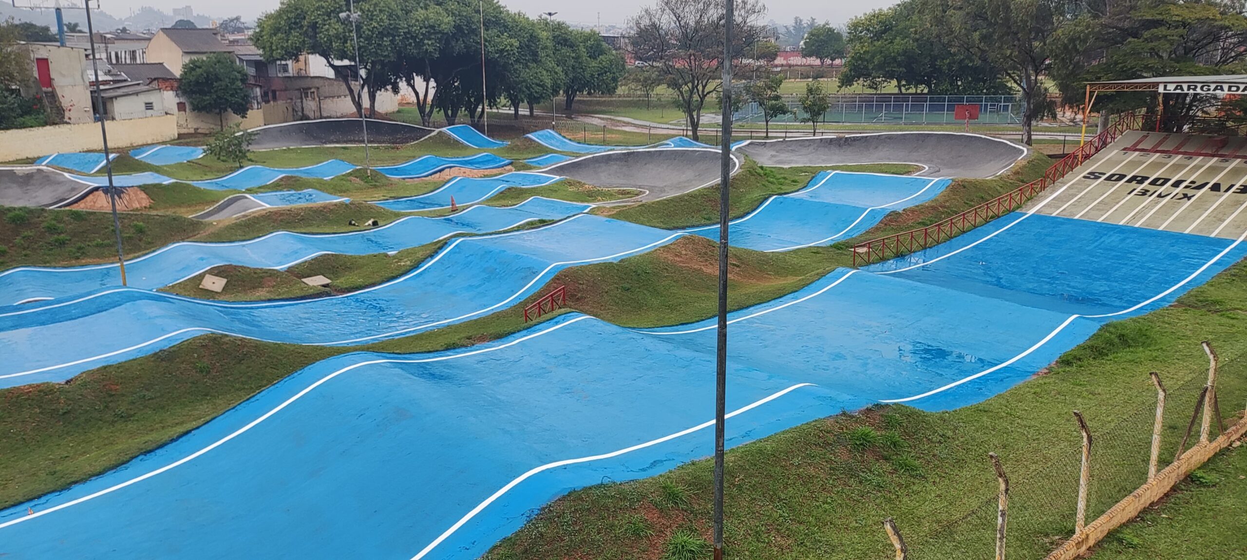 Pista do Centro Esportivo “André Matielo” recebe melhoria para sediar a Copa Cidade de Sorocaba de Bicicross 2024